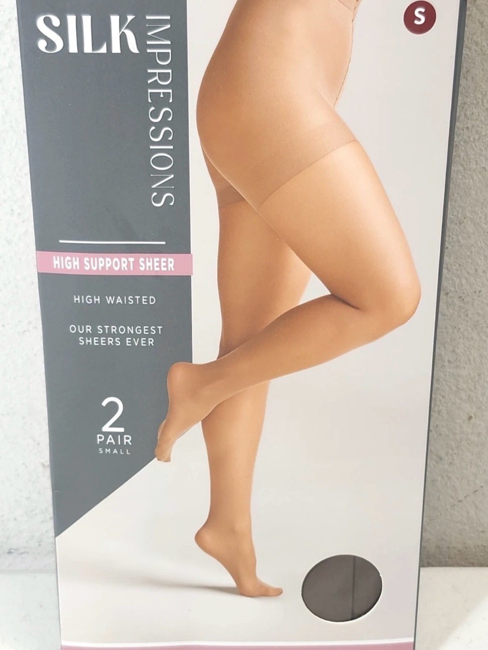 Silk Impressions High Support Sheer High-Waisted Tights - Coffee Bean  (2 Pair)